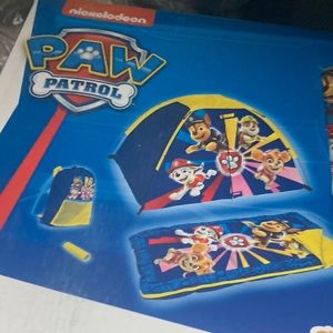 Paw patrol adventure kit tent sleeping bag sling pack and flashlight